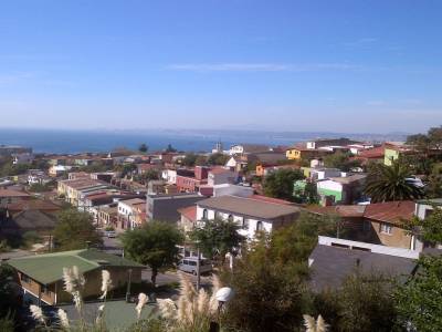 VALPARAISO - vue de la ville