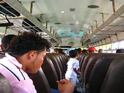 Dans le bus belize