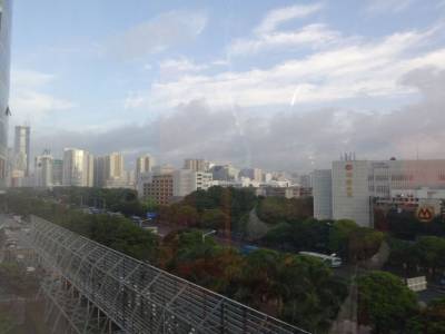 vu de mon hotel Shenzhen