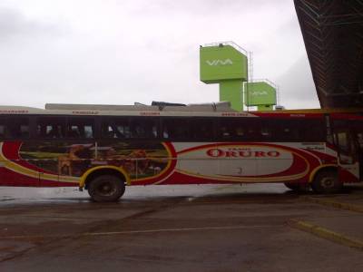 Bus Santa Cruz à Sucre