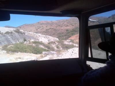 Voyage à POTOSI - vue du train