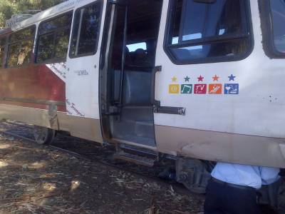 Voyage à POTOSI - train en panne