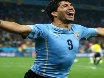 Suarez, buteur de l'Uruguay