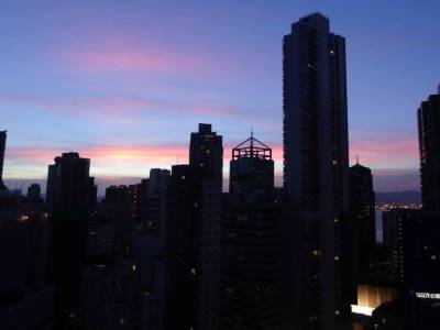 coucher de soleil a HK