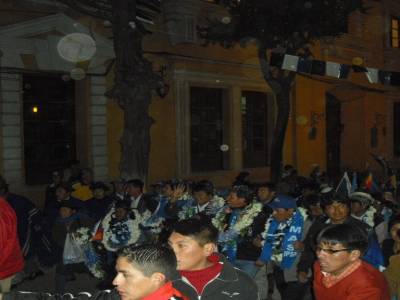 Evo Morales, le president bolivien en deplacement