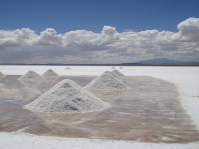 Salar - après une journée de labeur