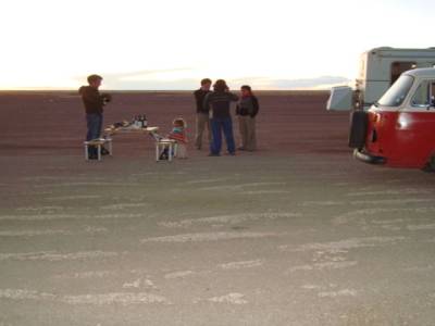 Uyuni - soirée entre francais
