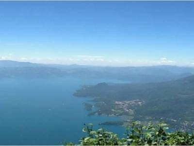 Vue depuis le volcan San Pedro