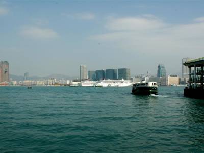 Bateau baie de hong kong