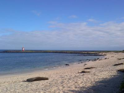 GALAPAGOS - Ile de San Christobal - une plage