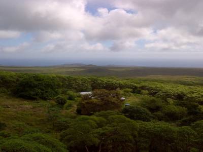 GALAPAGOS - FLOREANA - vue de l'île