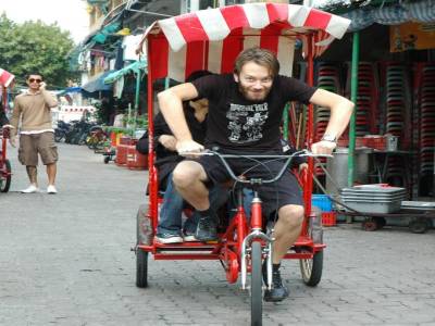 Nico à bicyclette