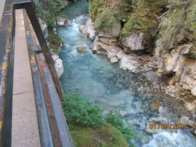 canyon johnston, parc de banff