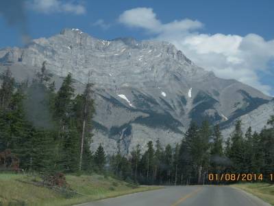 les rocheuses pres du parc de banff 