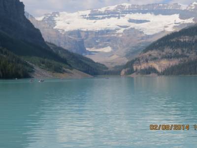 lac louise du parc de banff