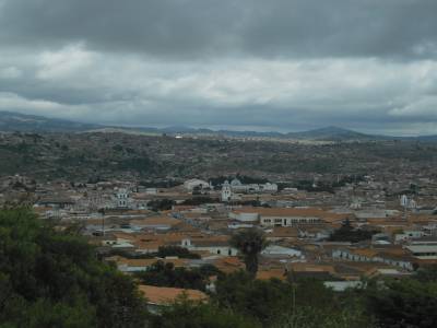 Vue panoramique de Sucre