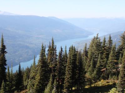Vue sur le fleuve Columbia