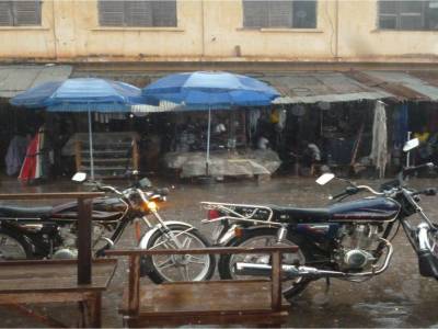 Kpalimé sous la pluie