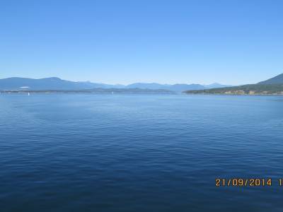 traversée sur l'ile de vancouver,colombie-britannique