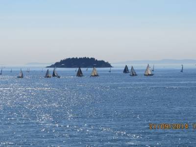 traversée sur l'ile de vancouver,colombie-britannique