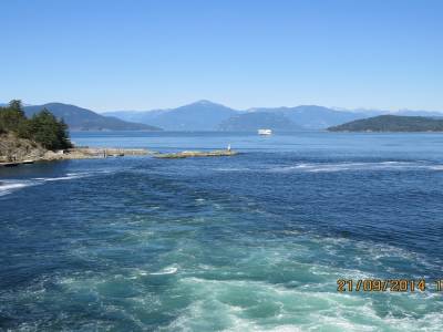 traversée sur l'ile de vancouver,colombie-britannique