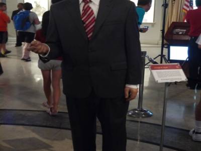 Geroges Bush musée madame Tussaud