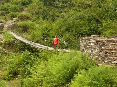 Le petit pont de bois (facon de parler)