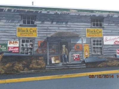 village de chemainus , ile de vancouver,colombie-britannique