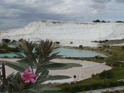 vue d'en bas de Pammukale