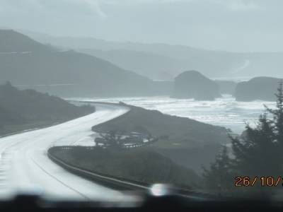 route 101 en direction de arcata californie