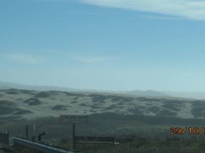 sur la route 101 direction de fort bragg,californie