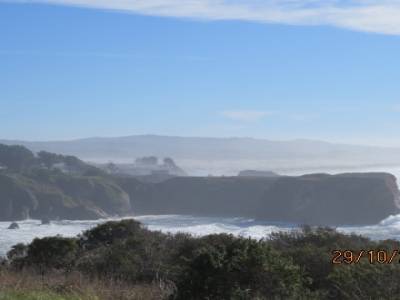 sur la route 101 direction de fort bragg,californie