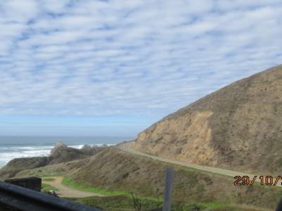 sur la route 101 direction de fort bragg.californie