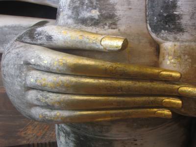 Main d'un bouddha
