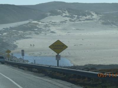 route 1 entre half moon bay et santa cruz ,californie,usa