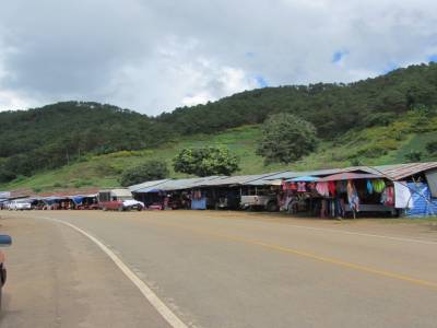 market artisanat dans les montagne