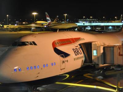 Avion de Londres à Singapour