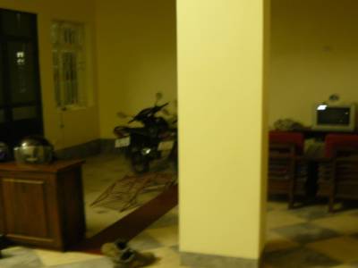 Le salon / garage de la coloc