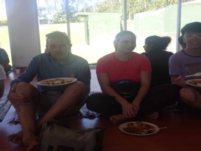 Repas au temple