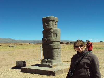 Tiwanaku - monolithe