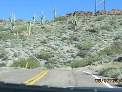 phoenix, route des appaches ,arizona,usa 