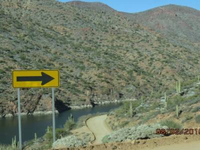 phoenix, route des appaches, arizona,usa
