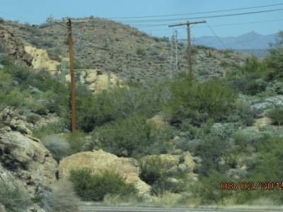 route des apaches ,superstition mountain,arizona,usa