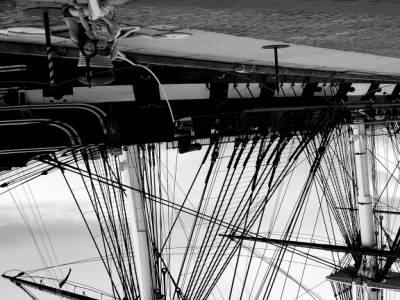 USS Marsall (l'appareil photo s'Est mis en noir et blanc tout seul)