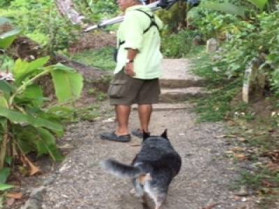 Carlos et son chien