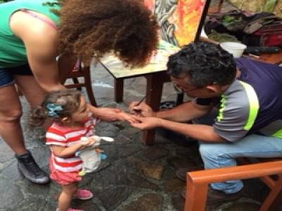 Peinture sur main