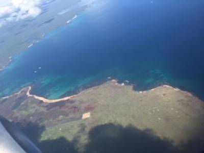 Vue aérienne Galapagos
