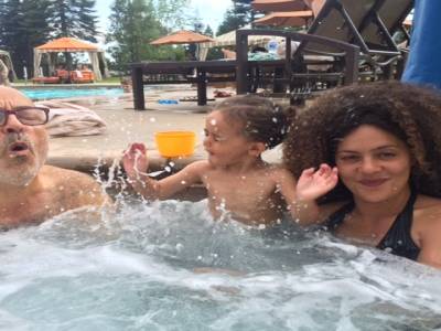 Jana au Jacuzzi