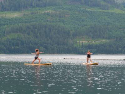 Paddle yoga