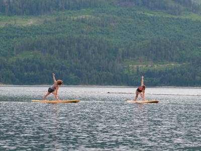Paddle yoga